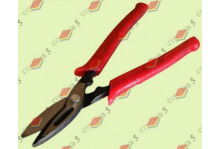 Ножницы по металлу 250мм для прямой и фигурной резки лакированные декоративные ручки
