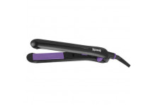 Щипцы (выпрямитель) для волос 30вт керамические пластины плав черный с фиолетовым Яромир