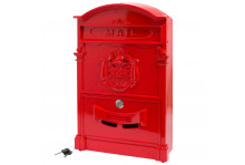 Ящик почтовый Резиденция красный №4010 Аллюр