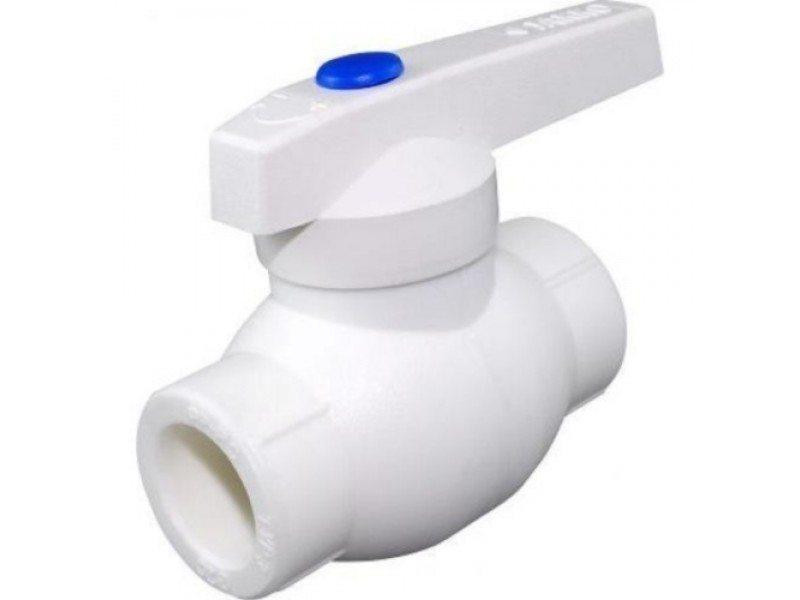Полипропиленовый кран шаровый 20 белый Vigro - купить в универсальном ...