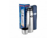 Термос с узким горлом, с кнопкой (чехол), Biostal