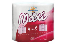 Бумага туалетная Мягкий знак Maxi 2-слойная 4 рулона белая С-118