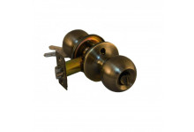 Защелка врезная зш-01 бронза, ключ/фиксатор, 607 ЕТ-АВ шар Palidore