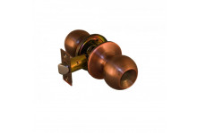 Защелка врезная зш-01 медь, ключ/фиксатор, 607 ЕТ-АС шар Palidore