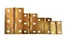 Петля 75мм карточная золото