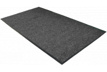 Коврик придверный влаговпитывающий 90х150x8 серый, черный, коричневый Floor mat