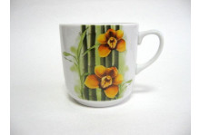 Кружка фарфор 350 Лагуна Бамбуковая орхидея ДФЗ