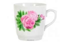 Кружка фарфор 400 Весна Пион ДФЗ