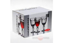 Набор стекло фужеров 6 предметов для красного вина Касабланка 235мл Pasabahce