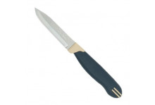 Нож кухонный 075 для овощей Multicolor синий с белым Трамонтина