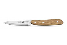 Нож кухонный 080 для овощей Genio Woodstock сталь 2CR13 ручка дерево Apollo