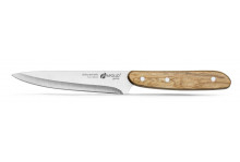 Нож кухонный 110 универсальный Genio Woodstock сталь 2CR13 ручка дерево Apollo