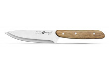 Нож кухонный 130 универсальный Genio Woodstock сталь 2CR13 ручка дерево Apollo