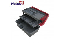 Ящик для инструментов двухполочный красн helios
