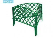 Заборчик декоративный Плетенка зеленый 24х320см
