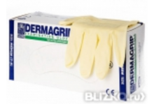 Перчатки Dermagrip Classic смотровые не стерильные 7"1/2 M