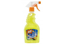 Средство для мытья стекол Help лимон 0,75 с распылителем АТФ