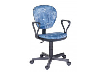 Кресло офисное Гретта Самба TW- синяя