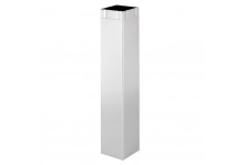Труба вентиляционная для воздухоочистителя 65см сечение 90х92мм белый декор Калининград