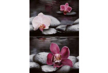 Плитка Анаконда 1 панно Орхидея 40х30 Пиастрелла