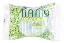 Губка для тела Tiamo massage круг поролон+массаж  акцент