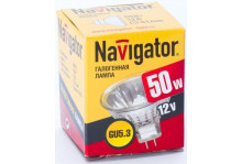 Лампа галогеновая низковолтная 50W D=51 94 204 МR16-50-12-GU5.3 12V Navigator