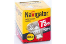 Лампа галогеновая сетевая 75W D=51 NH-JCDR-75-220-GU5.3 94 207 Navigator