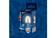 Лампа энергосберегающая светодиодная LED-А60- 8W/WW/Е27/CL PLS02WH шар цвет теп/белый SKY UN UNIEL