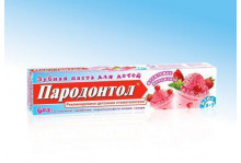 Паста зубная Пародонтол для детей Kids 3-7 фруктовое мороженое в ламинированной тубе 25х144 в футляре 62 г Свобода