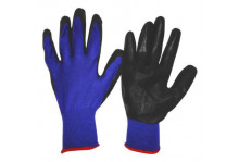 Перчатки хозяйственные park eL-n126 размер 10 XL синий с черным Рыжий кот