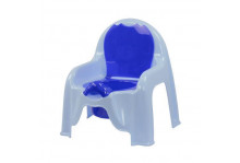 Горшок детский стульчик голубой  Альтернатива