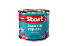 Эмаль ПФ-115 красная Старт 0.8кг Сайвер