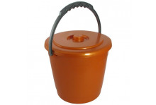 Ведро 5л с крышкой Колор Martika