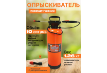 Опрыскиватель Инструм-Агро Гардения, помповый, для садовых растений, 10 л