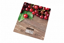 Весы кухонные 5кг электронные сенсорное управление LCD дисплей стекло Centek