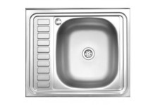 Мойка Melana 127 R нержавеющая сталь 600х500 т.0,4мм г.160 правая накладная без сифона HLD Melana