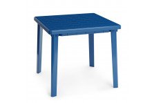 Стол квадратный синий 800*800*740 Альтернатива
