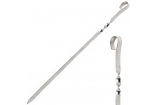 Шампур нержавеющая сталь 500х10х2 плоский зеркальный