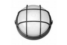 Светильник влагозащитный черный круглый с решеткой Navigator NBL-R2-100-E27 94 809