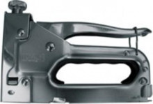 Пистолет скобозабивной металлический регулировочный винт тип 53 скобы 4-14мм Профи Fit