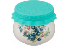 Банка фарфор для меда с силиконовой крышкой 180мл Арти-М