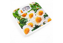 Весы напольные механические Ромашки 130кг 26,5х24х4см Дельта