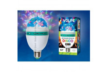 Светильник-проектор светодиодный uli-q301 disco мпогоцветный белый для установки в эл/патрон e27 Uniel