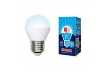 Лампа светодиодная 7W LED-G45-7WWW/E27/FR/NR шар белый матовая 4000к Norma Uniel