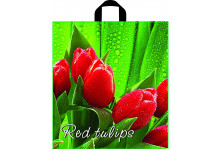 Пакет петлевой красный Тюльпан Тико