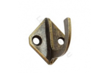 Крючок вешалка 1-но рожковый 58 бронза РТ-Стандарт