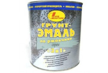 Эмаль грунт по ржавчине 3в1 серый 0,4л Гатчина