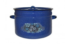 Бак эмаль 24л синий с зерном Голубика 1с29с Череповец