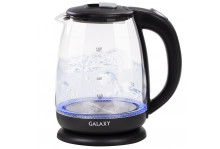 Чайник электрический 1.8л. диск, стекло, светодиодная подсветка Galaxy