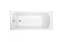 Ванна акриловая Монако 160х70 белая прямоугольная, монтажный комплект Santek